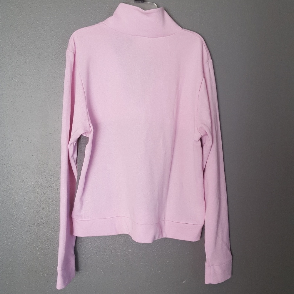 《VS PINK》Baby Pink Quarter Zip - Picture 4 of 6